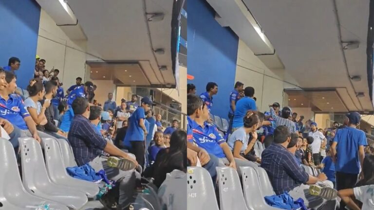 Watch: Ugly fight breaks out between MI and LSG fans during Hardik Pandya-led Mumbai Indians’ final IPL 2024 home match