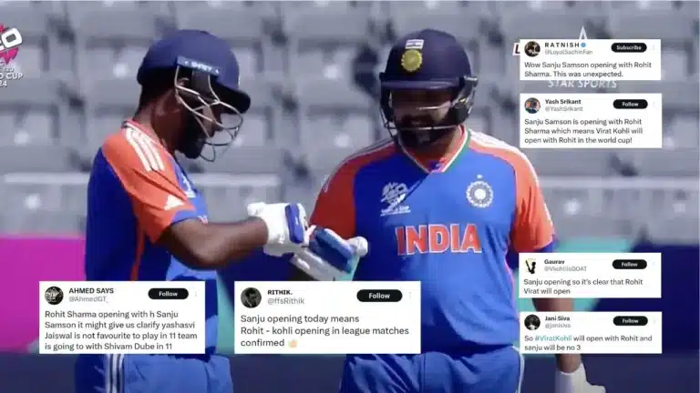 IND vs BAN: ‘Rohit Sharma and Virat Kohli opening in T20 World Cup 2024 confirmed’: Twitter reacts as Sanju Samson opens for India in warm-up game