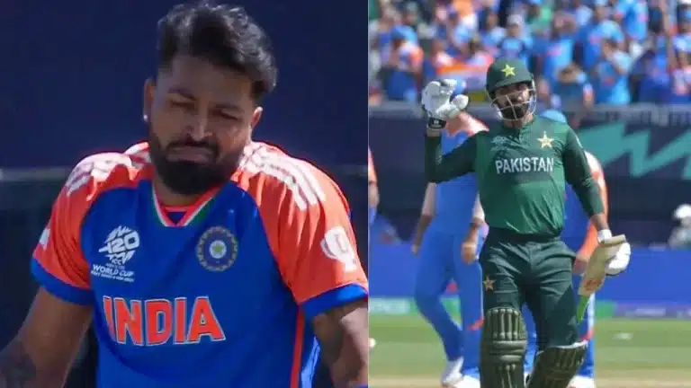 IND vs PAK: Watch: Hardik Pandya holds cold celebration after dismissing Shadab Khan in T20 World Cup 2024