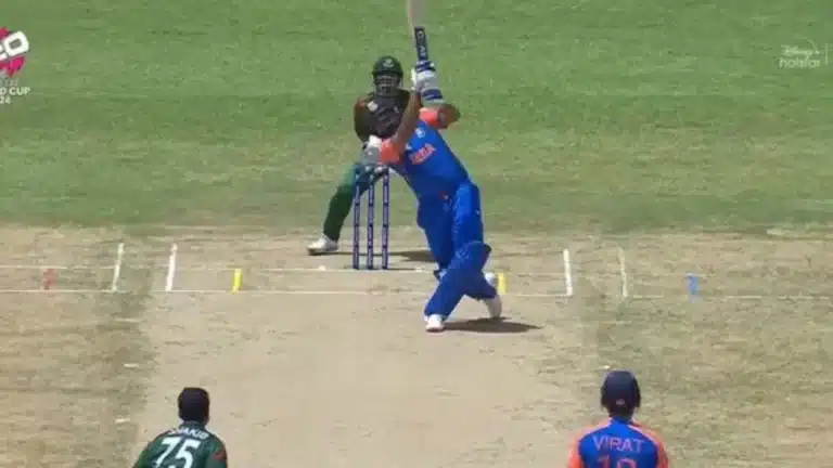 Watch: Rohit Sharma hits Shakib Al Hasan for a stunning 97m six in T20 World Cup 2024