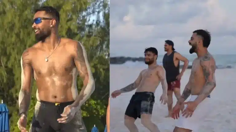 Watch: Virat Kohli and other Indian stars enjoy beach volleyball in Barbados without Rohit Sharma and Jasprit Bumrah