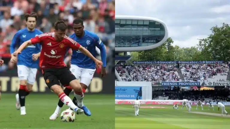 Cricket match in UK abandoned after Manchester United and Rangers fans racially abused and abused players