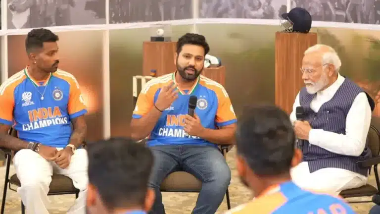 Look: "Actually boy hello…" – Rohit Sharma’s fiery response to PM Narendra Modi’s question: ‘What is this?’