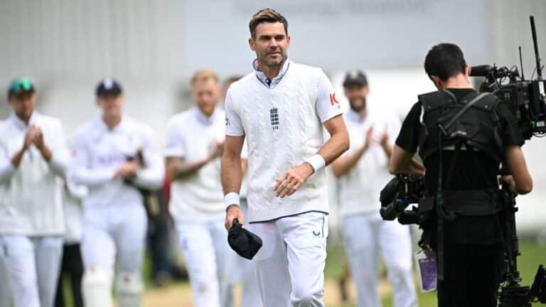 Watch – James Anderson finishes as third-highest wicket-taker in Tests; Joshua Da Silva becomes his latest victim