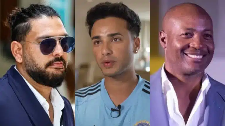 Watch: ‘Luckily, I had them as mentors’: Abhishek Sharma pays tribute to Yuvraj Singh and Brian Lara on Guru Purnima