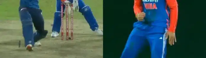 Riyan Parag aggressive celebration