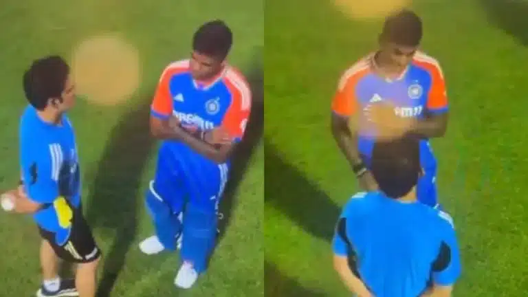 Watch: Suryakumar Yadav and Gautam Gambhir’s heated post-match argument sparks speculation