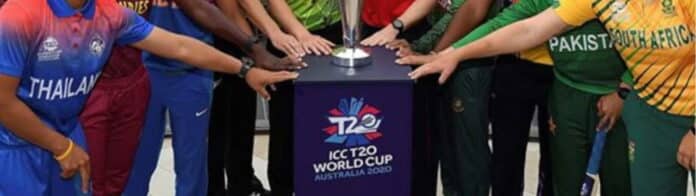 Captains with Women's T20 World Cup Trophy, Bangladesh