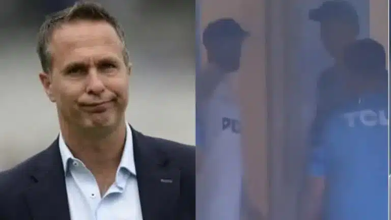 Michael Vaughan reacts to Shan Masood’s explosive dressing room confrontation with Jason Gillespie