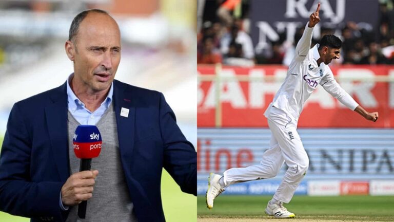 Nasser Hussain surprisingly compares Shoaib Bashir with Nathan Lyon: "Exactly what Lyon does…"