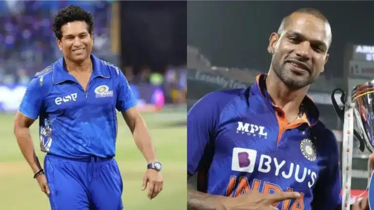 Sachin Tendulkar pays tribute to Shikhar Dhawan’s retirement with an emotional message: "Your legacy is…"