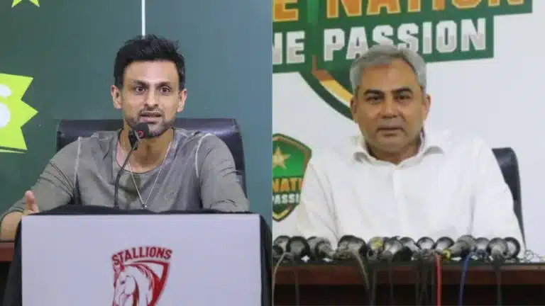 Shoaib Malik reveals he turned down Mohsin Naqvi’s offer for a major role in Pakistan ahead of T20 World Cup