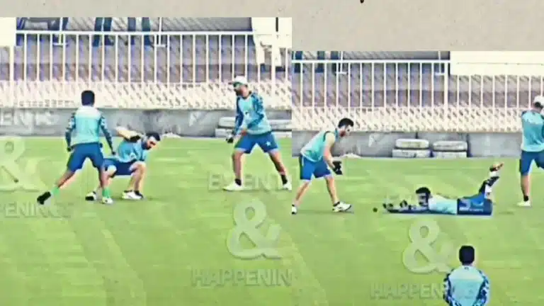 Watch: Babar Azam and Mohammad Rizwan make hilarious schoolboy mistakes during fielding session ahead of PAK vs BAN Tests