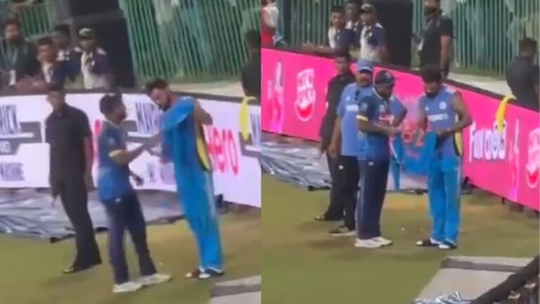 Watch: Kusal Mendis asks for a special gift from Virat Kohli after third ODI; Indian great agrees