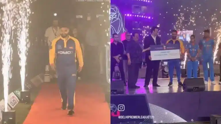 Watch: Rishabh Pant honoured by DDCA and BCCI for T20 World Cup win as he steals the show in Delhi Premier League