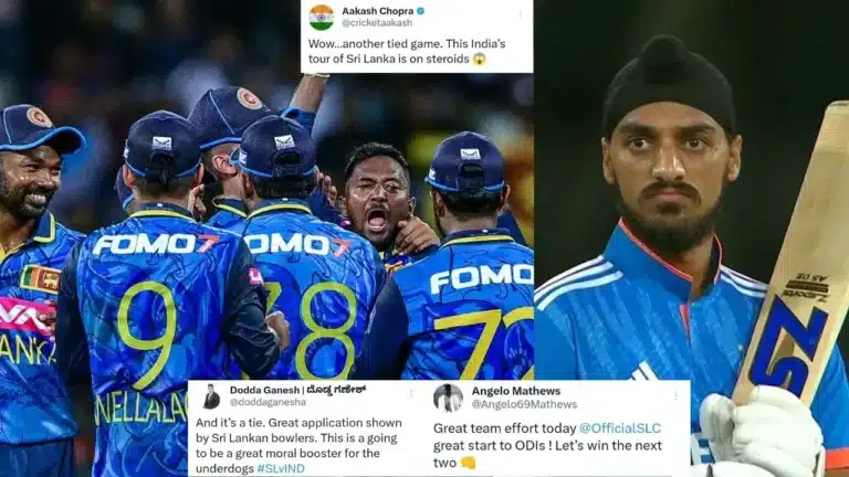 "Unreal suffocation from India" – Arshdeep Singh criticised by fans as thrilling first ODI between India and Sri Lanka ends in draw