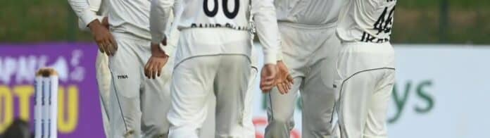 Naveed Zadran celebrates with teammates