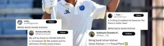 Ishan Kishan, Duleep Trophy