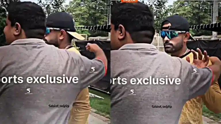 Watch: Babar Azam shockingly misbehaves with a fan ahead of 2024 Champions Cup