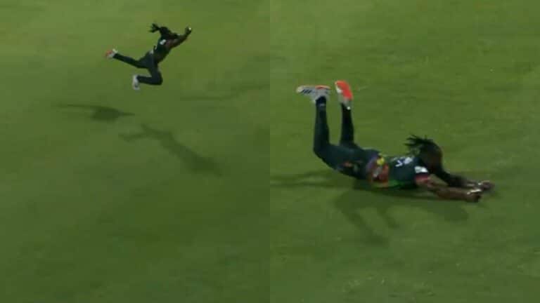 Watch: Kyle Mayers defies gravity and makes an impressive catch in the 2024 CPL