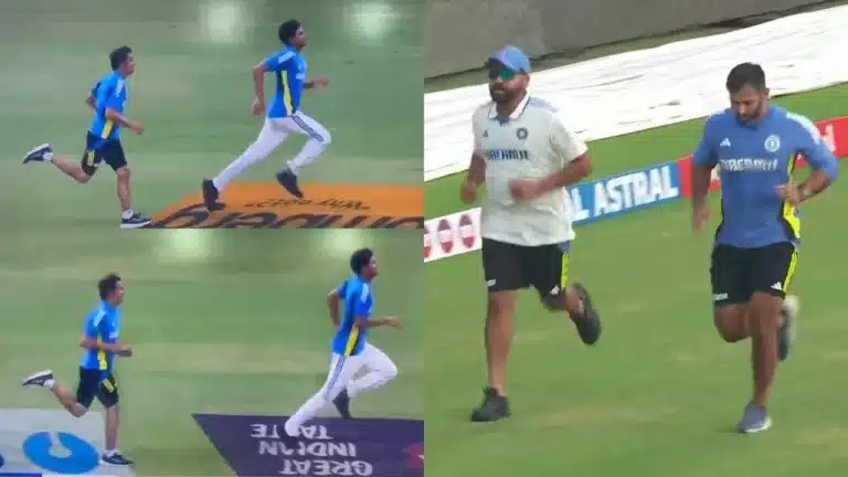 Watch: Rohit Sharma and Shubman Gill forced to train hard immediately after a disappointing day with the bat