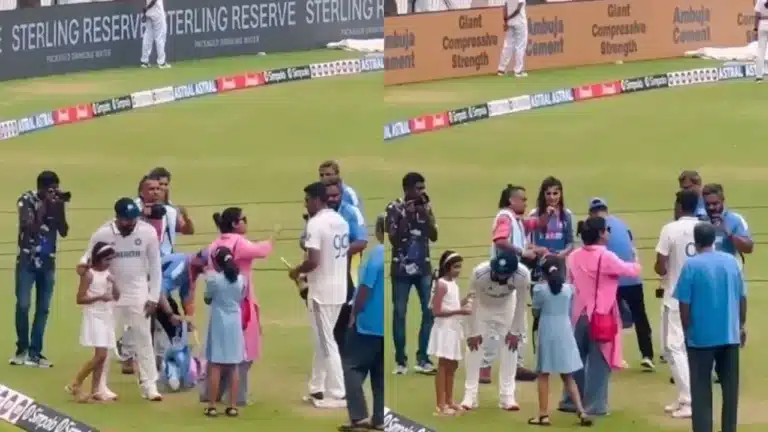 Watch: Rohit Sharma’s adorable interaction with Ravichandran Ashwin’s family wins hearts