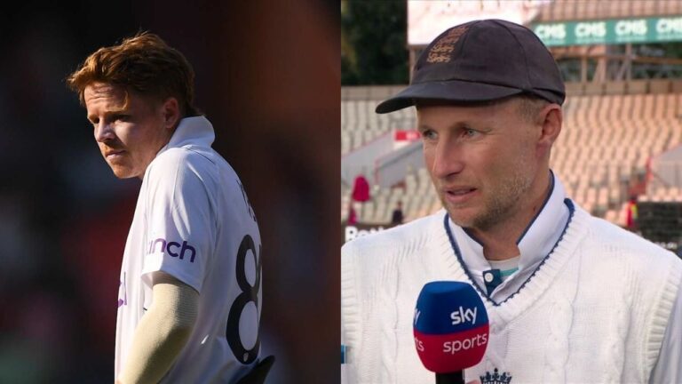 What if Ollie Pope had declared the start of England’s innings before Joe Root completed his historic century? Root responds