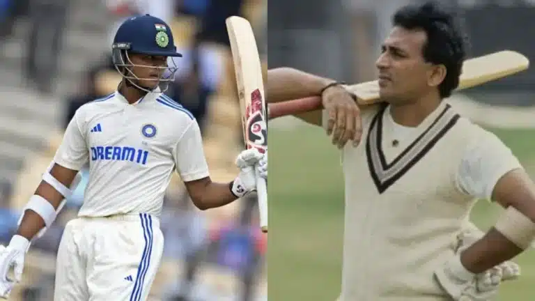 Yashasvi Jaiswal breaks Sunil Gavaskar’s all-time record and tops elite Test cricket list