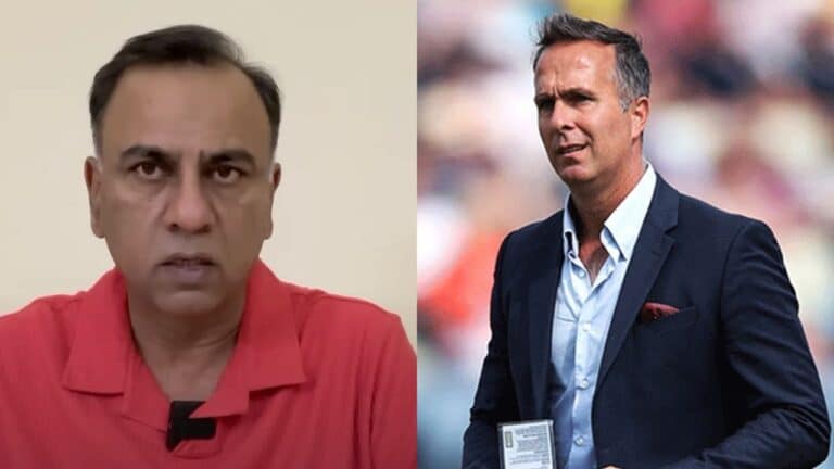 Basit Ali smashes Michael Vaughan after Pakistan’s Kamran Ghulam off Babar Azam hits hard