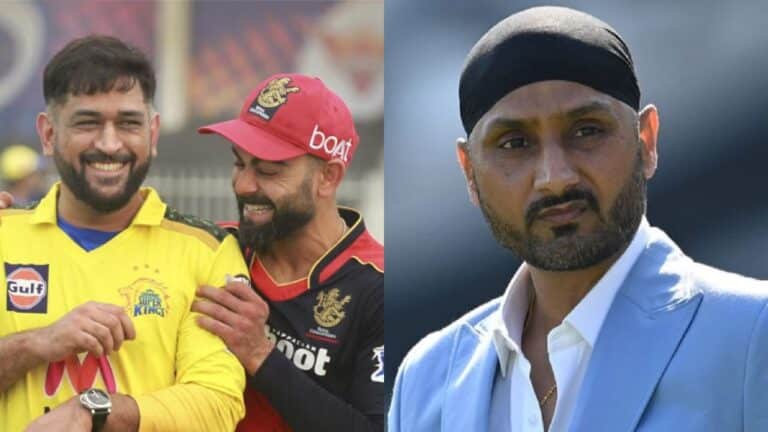 Harbhajan Singh MS Dhoni Virat Kohli CSK Vs RCB IPL