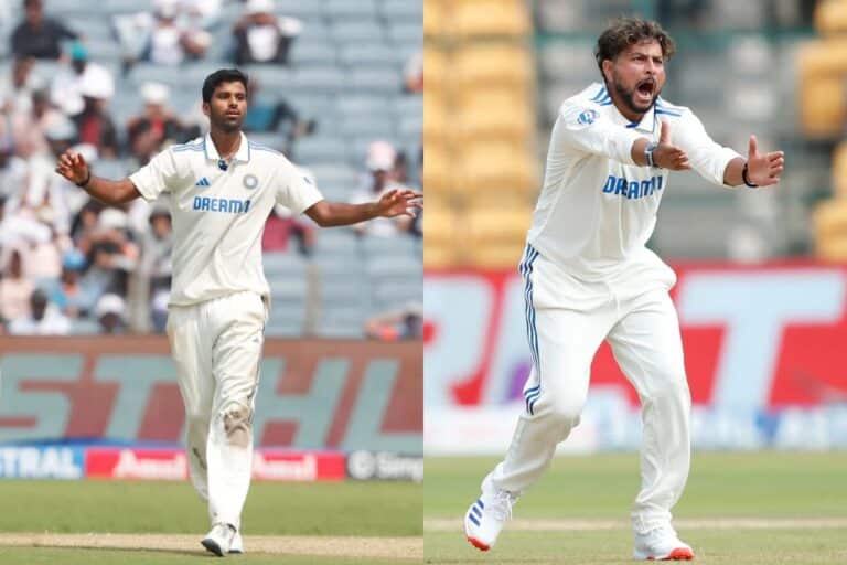 Washington Sundar picked over Kuldeep Yadav