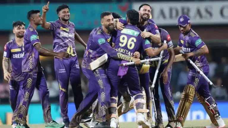 KKR batsman hits timely fifty to revive his team after first wickets