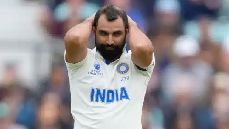 Mohammed Shami bowls at full speed in the nets at Chinnaswamy Stadium after Day 2 of the IND vs NZ First Test