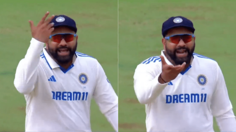 Rohit Sharma loses his cool and shouts at his teammate during the first test of IND vs NZ [WATCH]