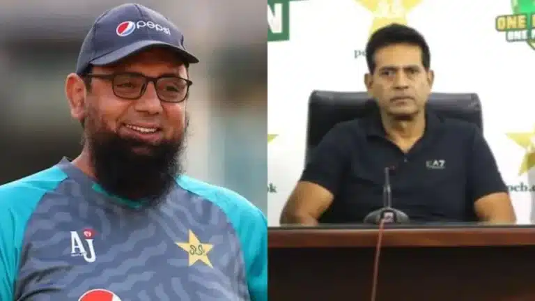 Saqlain Mushtaq And AAqib Javed