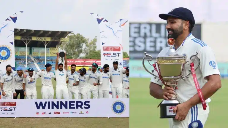 Watch: Akash Deep leads India’s victory celebration after Rohit Sharma’s touching gesture