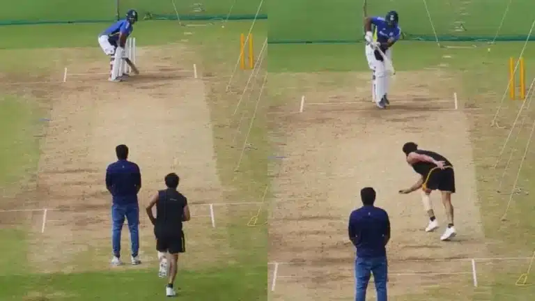 Watch: Mohammed Shami bowls Gautam Gambhir’s right-hander into the Bengaluru nets at full speed