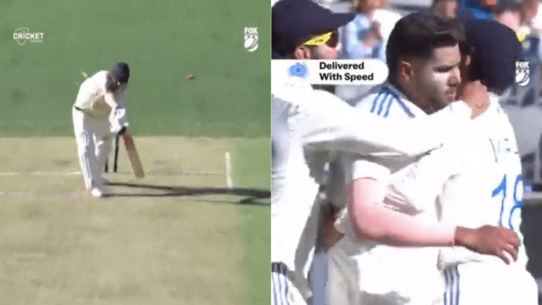 Harshit Rana throws a Jaffa to dismiss Travis Head; His maiden Test wicket [WATCH]