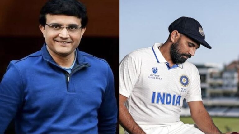 Mohammed Shami And Sourav Ganguly