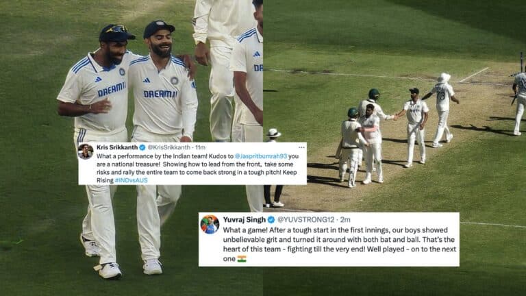 "Give Australia 1 more entry"- Twitter reacts to India’s historic Perth Test victory under Jasprit Bumrah