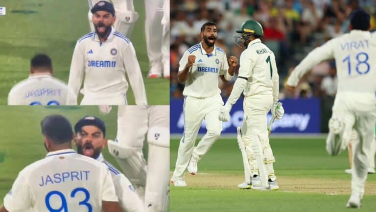 Virat Kohli Celebration After Usman Khawaja Wicket