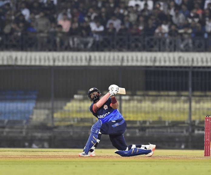 Mumbai Indians (MI) player’s role behind Bhanu Pania’s impressive 51-ball 134 in Baroda’s record T20 score of 349