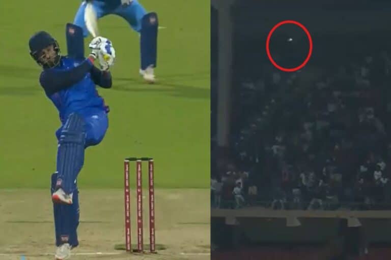 RCB Star crushes unsold Shardul Thakur with stunning No-Look Six in SMAT final [WATCH]