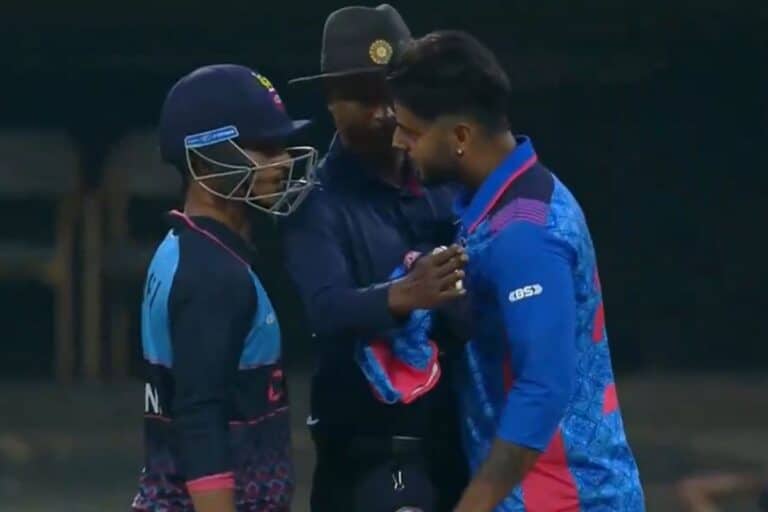 Rajasthan Royals’ latest recruit involved in heated argument with LSG player during Syed Mushtaq Ali Trophy quarter-final