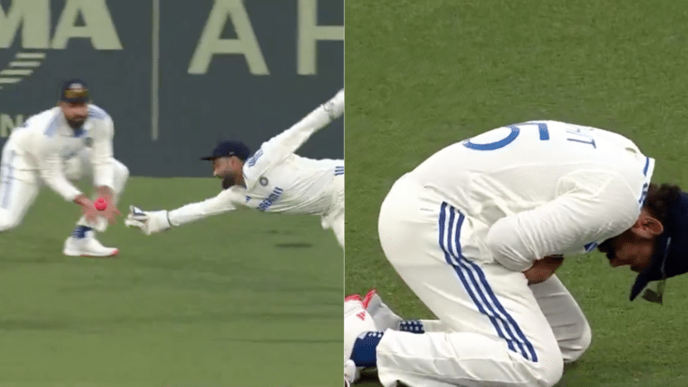 Rohit Sharma and Rishabh Pant make a mess in Slips, offer Nathan McSweeney Early Lifeline [WATCH]