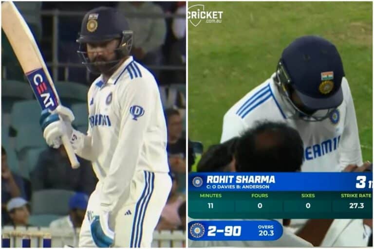 Rohit Sharma fails in his first outing on this Australian tour; Dismissed for single-digit score