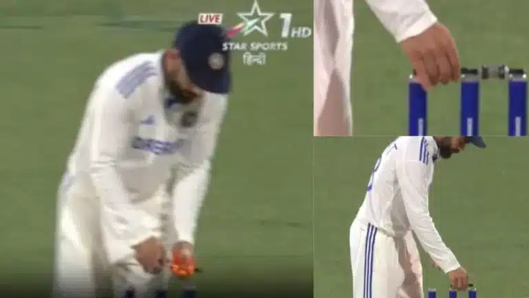 Virat Kohli Switched Bails