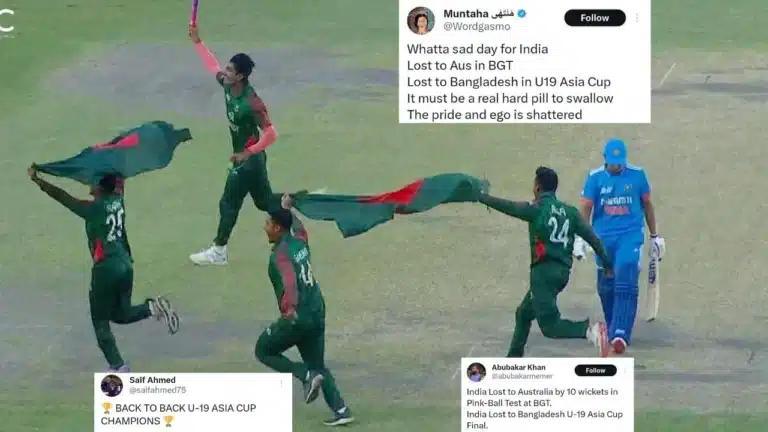 "A day to forget for India" – Fans were hurt when Bangladesh U19 won the Asia Cup final