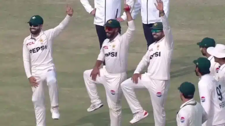 Mohammad Rizwan, Sajid Khan and Babar Azam