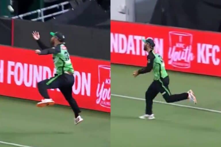 Watch: Glenn Maxwell takes impressive boundary catch in Big Bash League